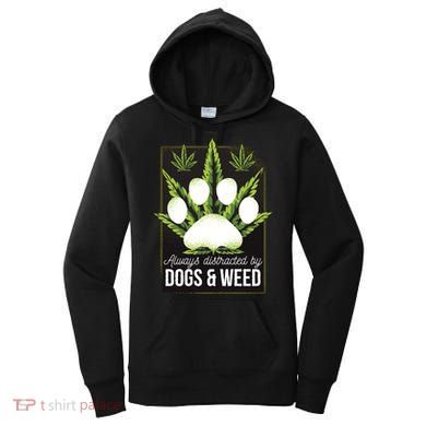 Dogs And Weed Women's Hoodie
