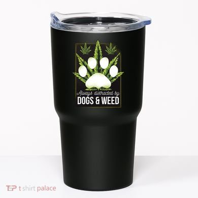 Dogs And Weed Tumbler