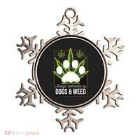 Dogs And Weed Ornament thumb 0