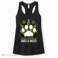 Dogs And Weed Women's Tank Top thumb 0