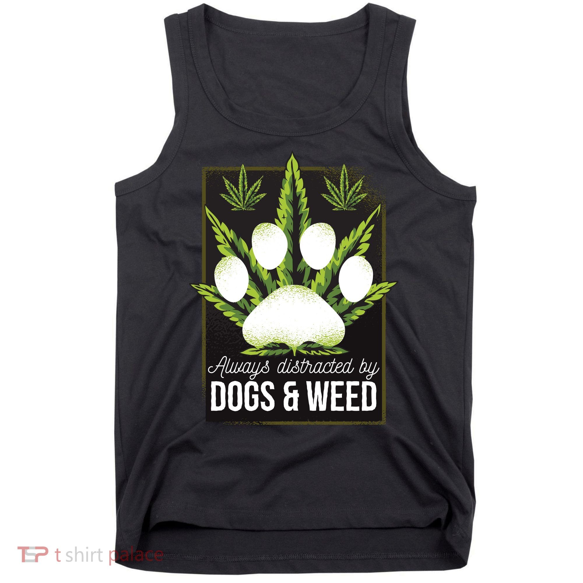Dogs And Weed Tank Top