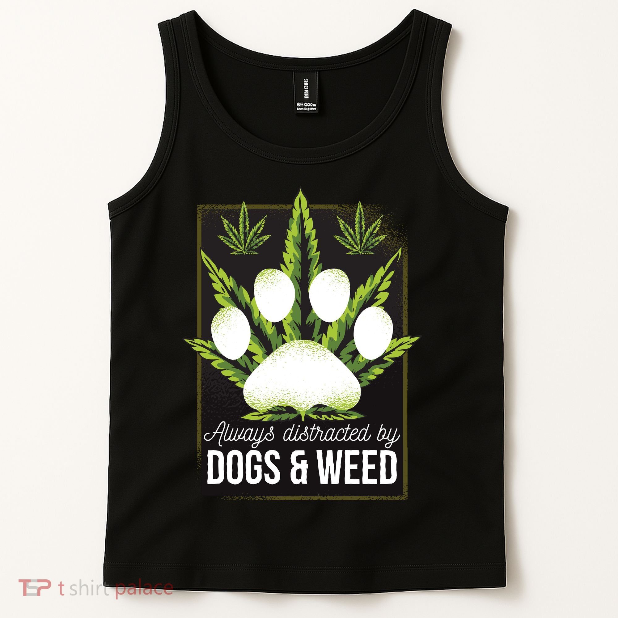 Dogs And Weed Tank Top