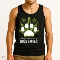 Dogs And Weed Tank Top thumb 3