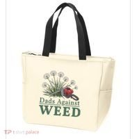 Dads Against Weed Funny Gardening Lawn Mowing Fathers Tote Bag thumb 3
