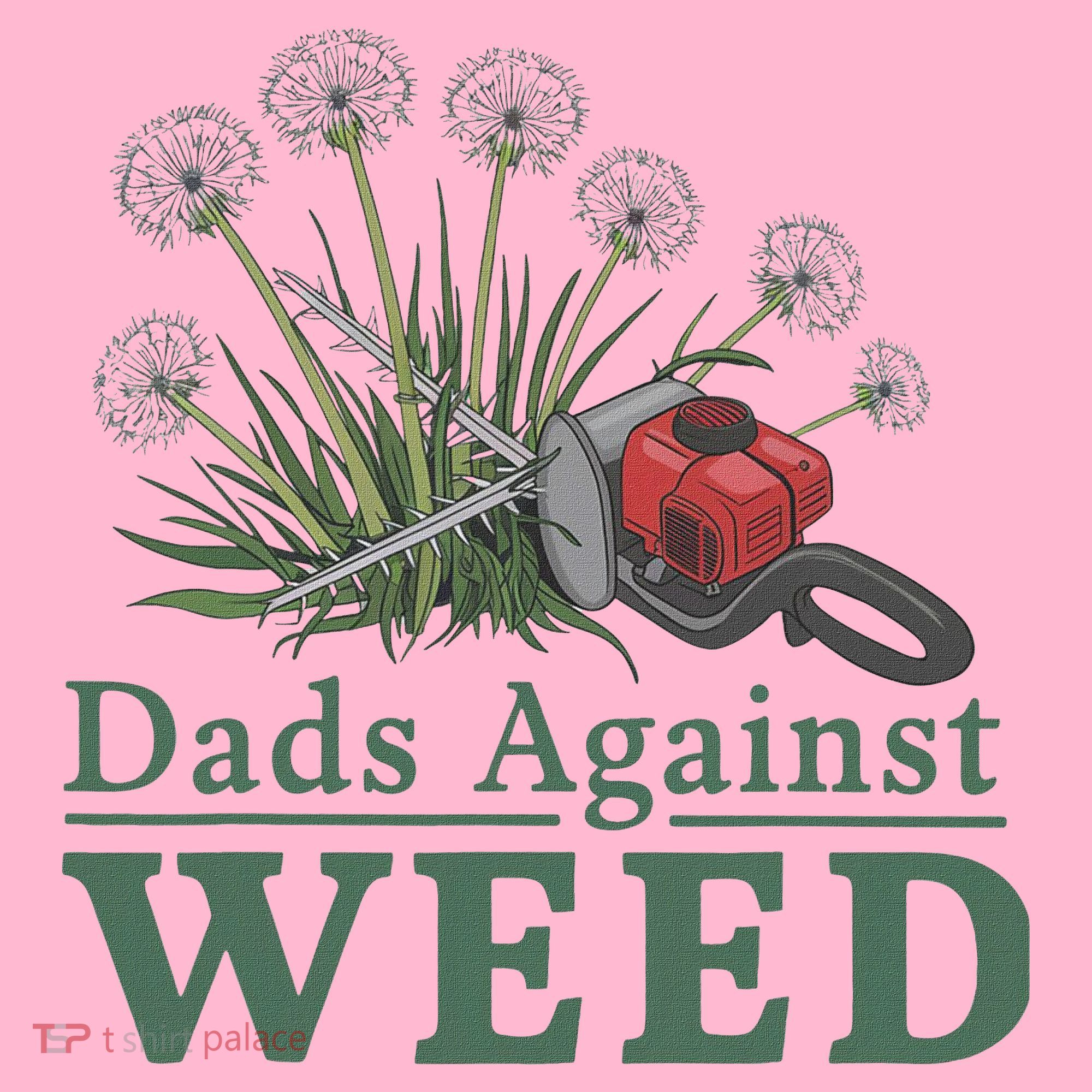 Dads Against Weed Funny Gardening Lawn Mowing Fathers Coaster