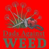 Dads Against Weed Funny Gardening Lawn Mowing Fathers Santa Hat thumb 1