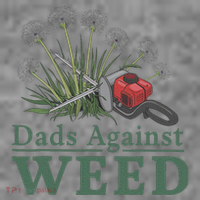 Dads Against Weed Funny Gardening Lawn Mowing Fathers Toddler Hoodie thumb 2