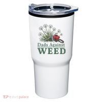 Dads Against Weed Funny Gardening Lawn Mowing Fathers Tumbler thumb 0