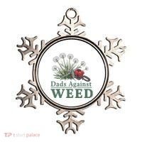 Dads Against Weed Funny Gardening Lawn Mowing Fathers Ornament thumb 0