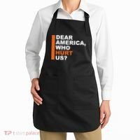 Dear America Who Hurt Us Apron thumb 2