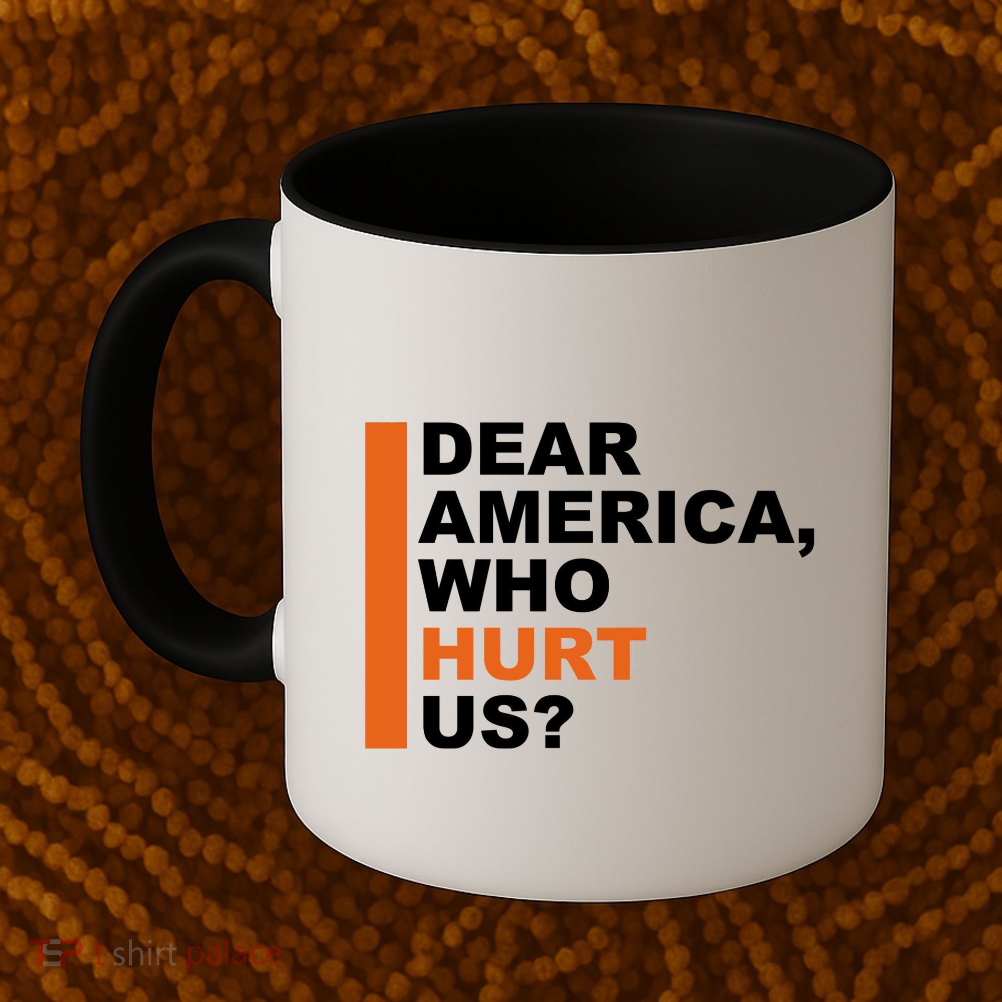 Dear America Who Hurt Us Coffee Mug