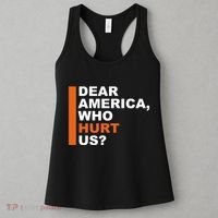 Dear America Who Hurt Us Women's Tank Top thumb 3