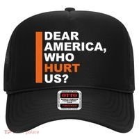 Dear America Who Hurt Us Hat thumb 0