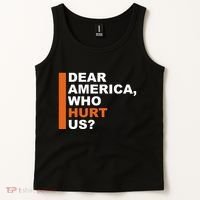 Dear America Who Hurt Us Tank Top thumb 2