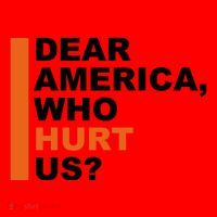 Dear America Who Hurt Us Santa Hat thumb 1
