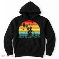 Dads Against Weed Funny Gardening Lawn Mowing Fathers Hoodie thumb 0