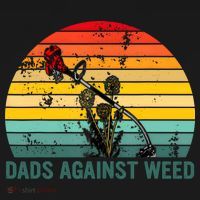Dads Against Weed Funny Gardening Lawn Mowing Fathers Apron thumb 3