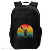 Dads Against Weed Funny Gardening Lawn Mowing Fathers Backpack thumb 0