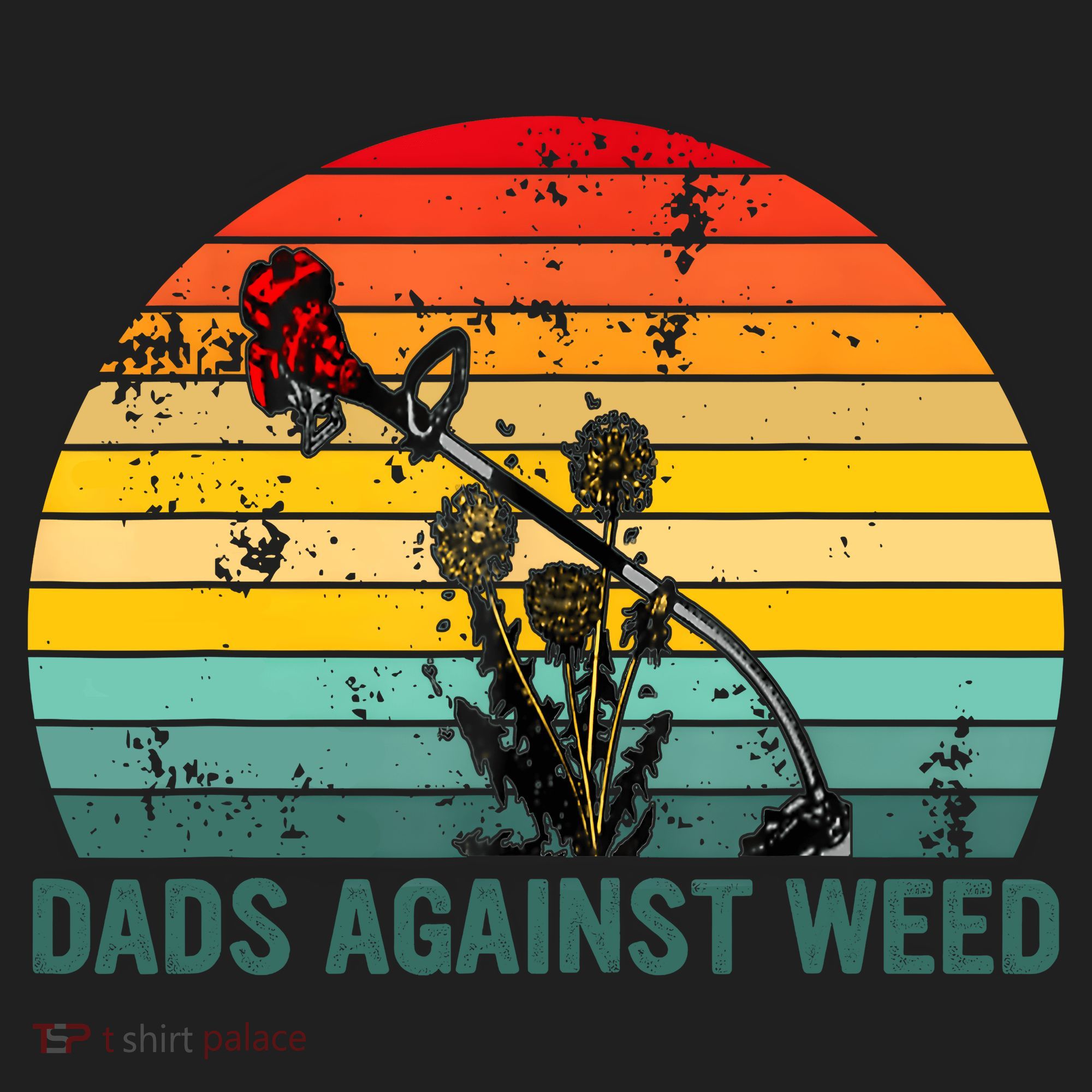 Dads Against Weed Funny Gardening Lawn Mowing Fathers Hat