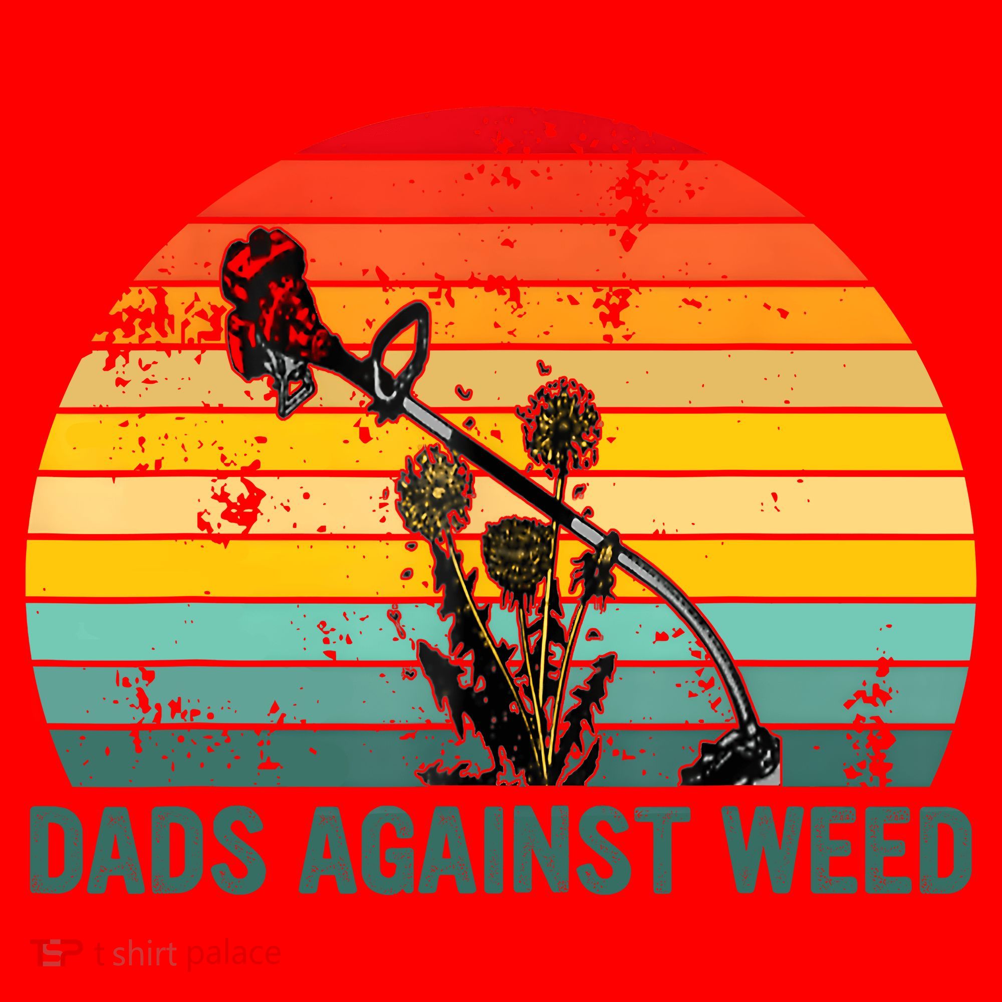 Dads Against Weed Funny Gardening Lawn Mowing Fathers Santa Hat