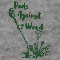 Dads Against Weed Funny Gardening Lawn Mowing Fathers Toddler Hoodie thumb 2
