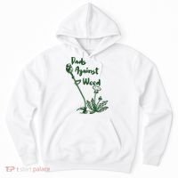 Dads Against Weed Funny Gardening Lawn Mowing Fathers Hoodie thumb 0