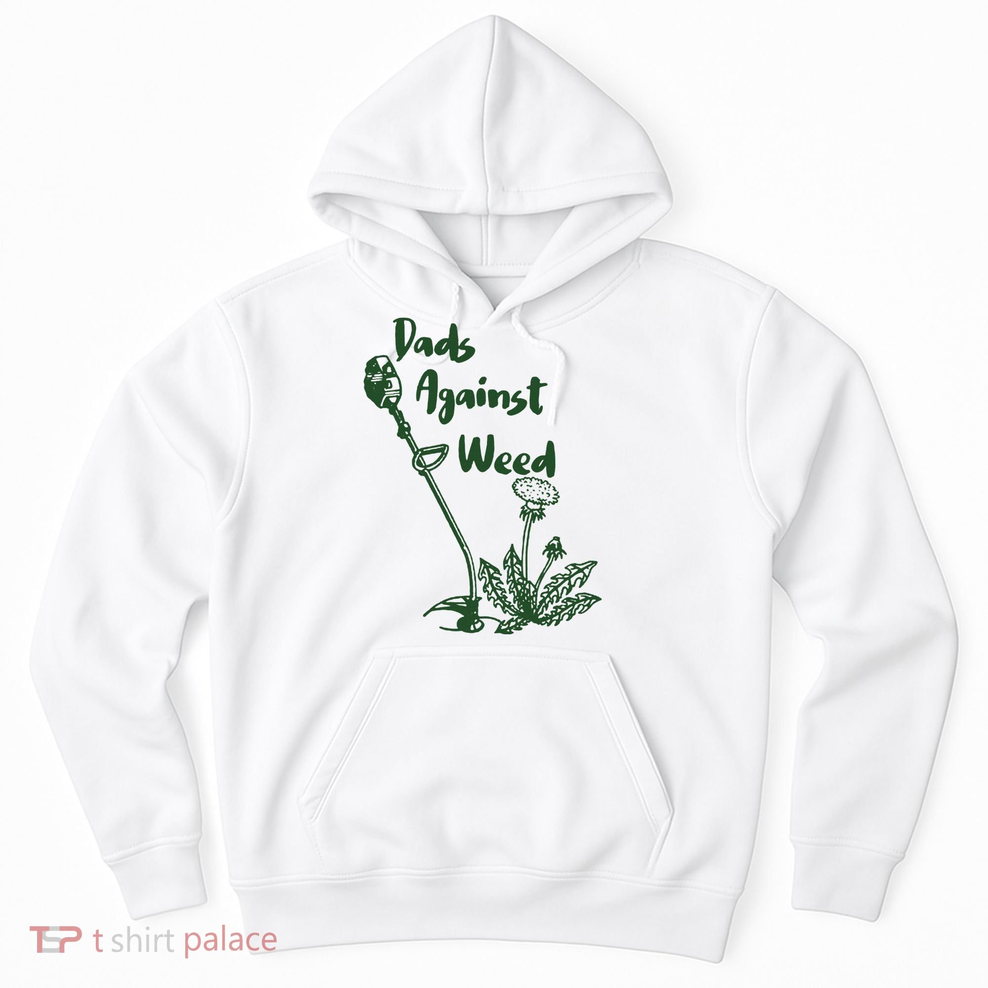 Dads Against Weed Funny Gardening Lawn Mowing Fathers Hoodie