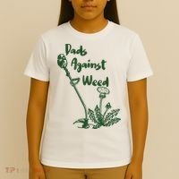 Dads Against Weed Funny Gardening Lawn Mowing Fathers T-Shirt thumb 4