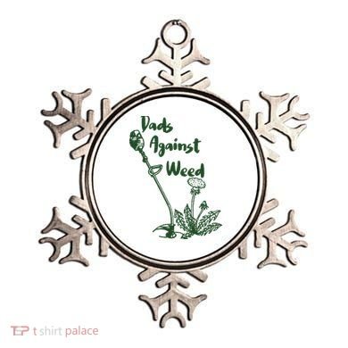 Dads Against Weed Funny Gardening Lawn Mowing Fathers Ornament