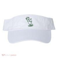 Dads Against Weed Funny Gardening Lawn Mowing Fathers Visor thumb 0