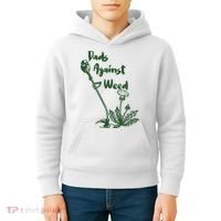 Dads Against Weed Funny Gardening Lawn Mowing Fathers Kids Hoodie thumb 4