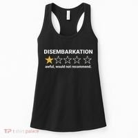 Disembarkation Awful Would Not Recommend Funny Cruise Ship Women's Tank Top thumb 0