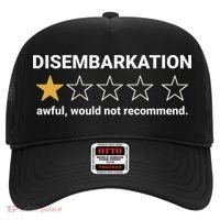 Disembarkation Awful Would Not Recommend Funny Cruise Ship Hat thumb 0