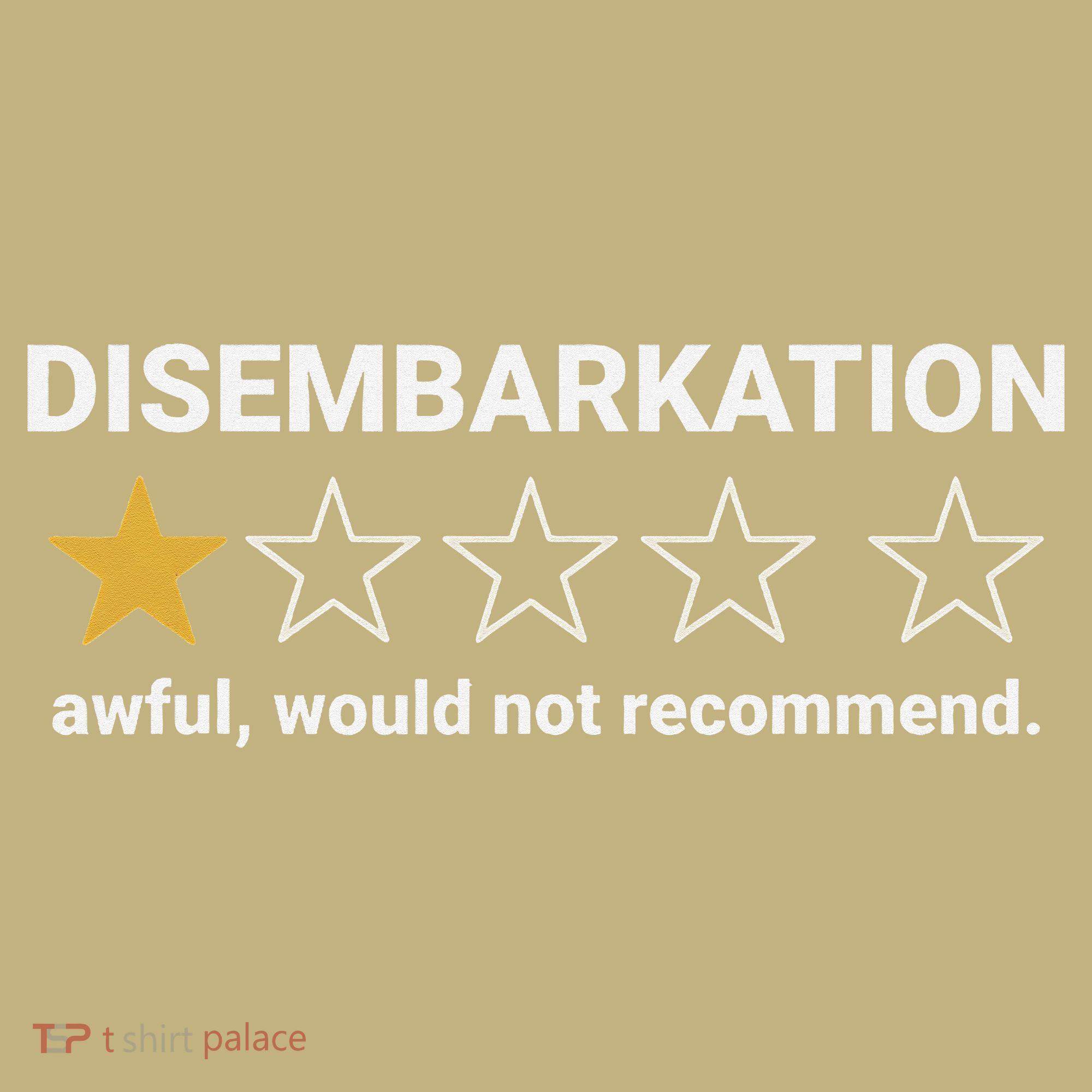 Disembarkation Awful Would Not Recommend Funny Cruise Ship Long Sleeve Shirt
