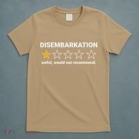 Disembarkation Awful Would Not Recommend Funny Cruise Ship T-Shirt thumb 5