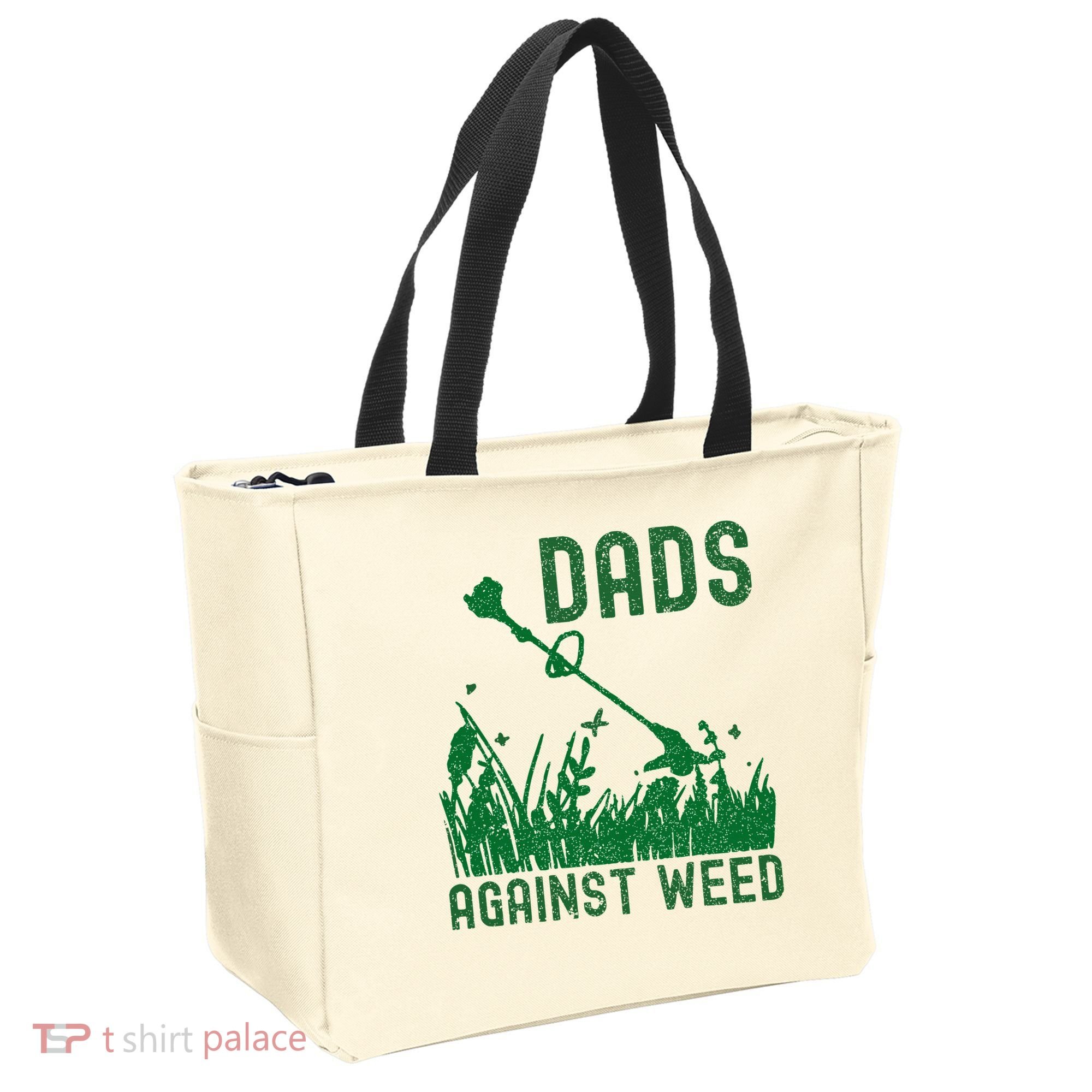 Dads Against Weed Lawn Mowing Tote Bag