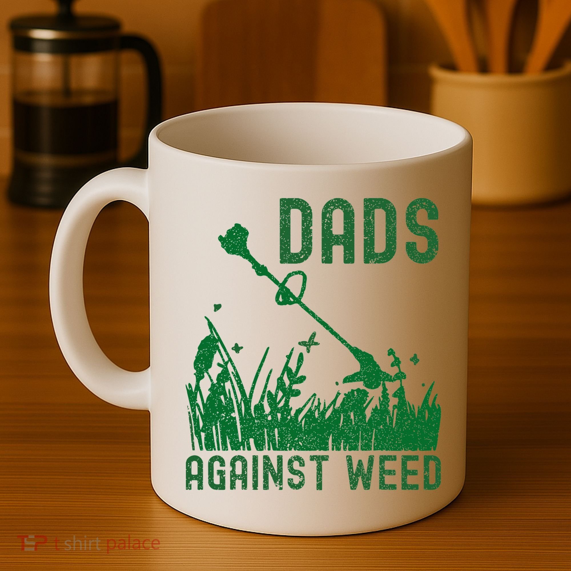 Dads Against Weed Lawn Mowing Coffee Mug
