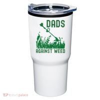 Dads Against Weed Lawn Mowing Tumbler thumb 0