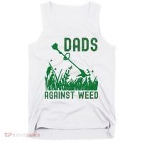 Dads Against Weed Lawn Mowing Tank Top thumb 0