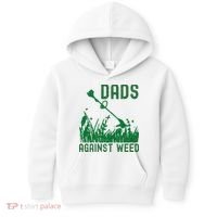 Dads Against Weed Lawn Mowing Kids Hoodie thumb 0