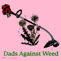 Dads Against Weed Funny Gardening Lawn Mowing Fathers Coaster thumb 2