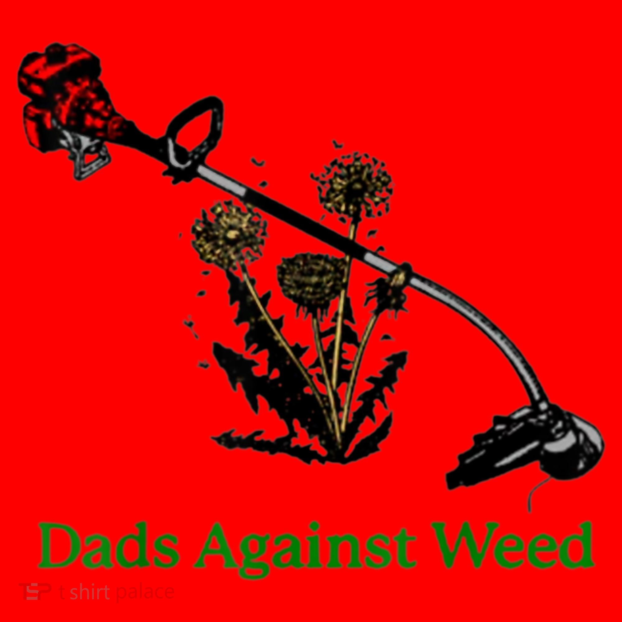 Dads Against Weed Funny Gardening Lawn Mowing Fathers Santa Hat