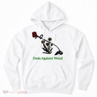 Dads Against Weed Funny Gardening Lawn Mowing Fathers Hoodie thumb 0