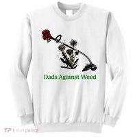 Dads Against Weed Funny Gardening Lawn Mowing Fathers Sweatshirt thumb 0