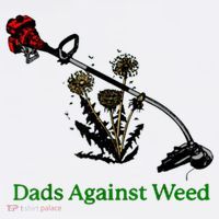 Dads Against Weed Funny Gardening Lawn Mowing Fathers Women's Hoodie thumb 2