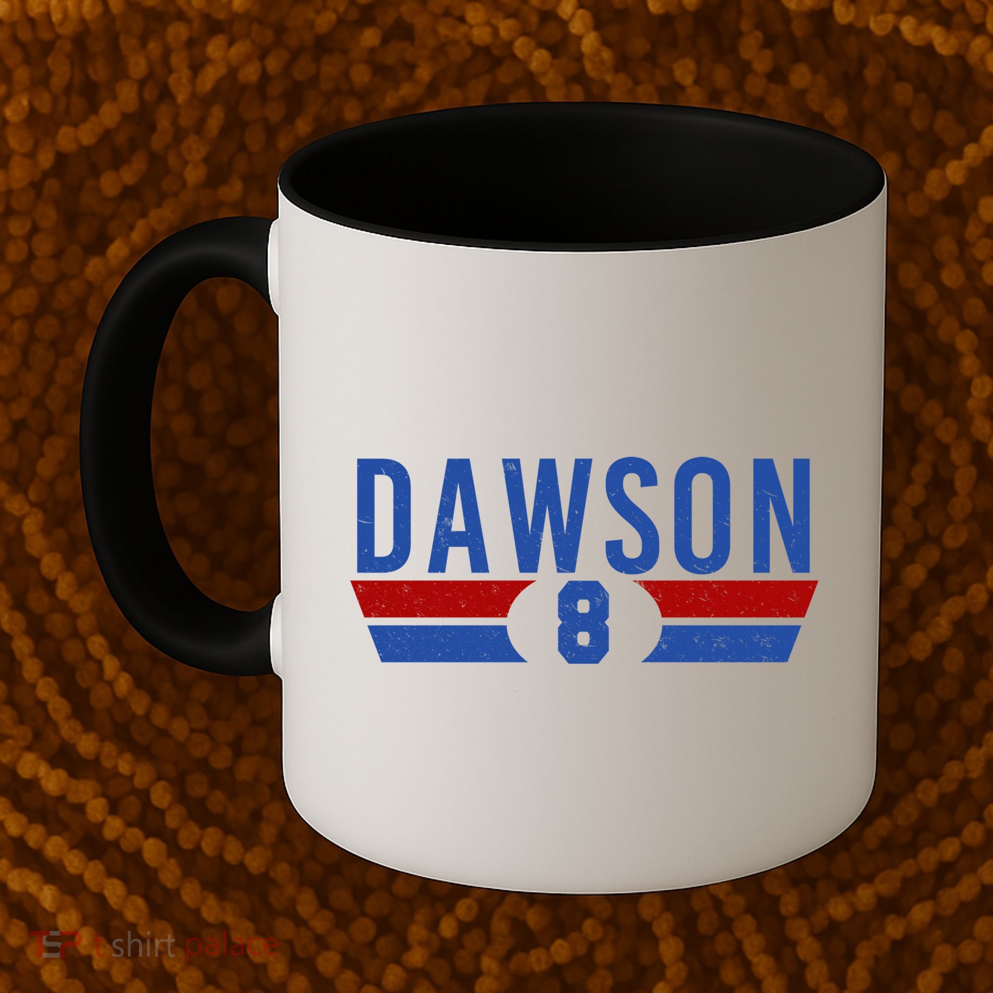 Dawson 8 Vintage Baseball Player Coffee Mug