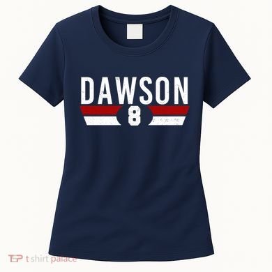 Dawson 8 Vintage Baseball Player Women's T-Shirt