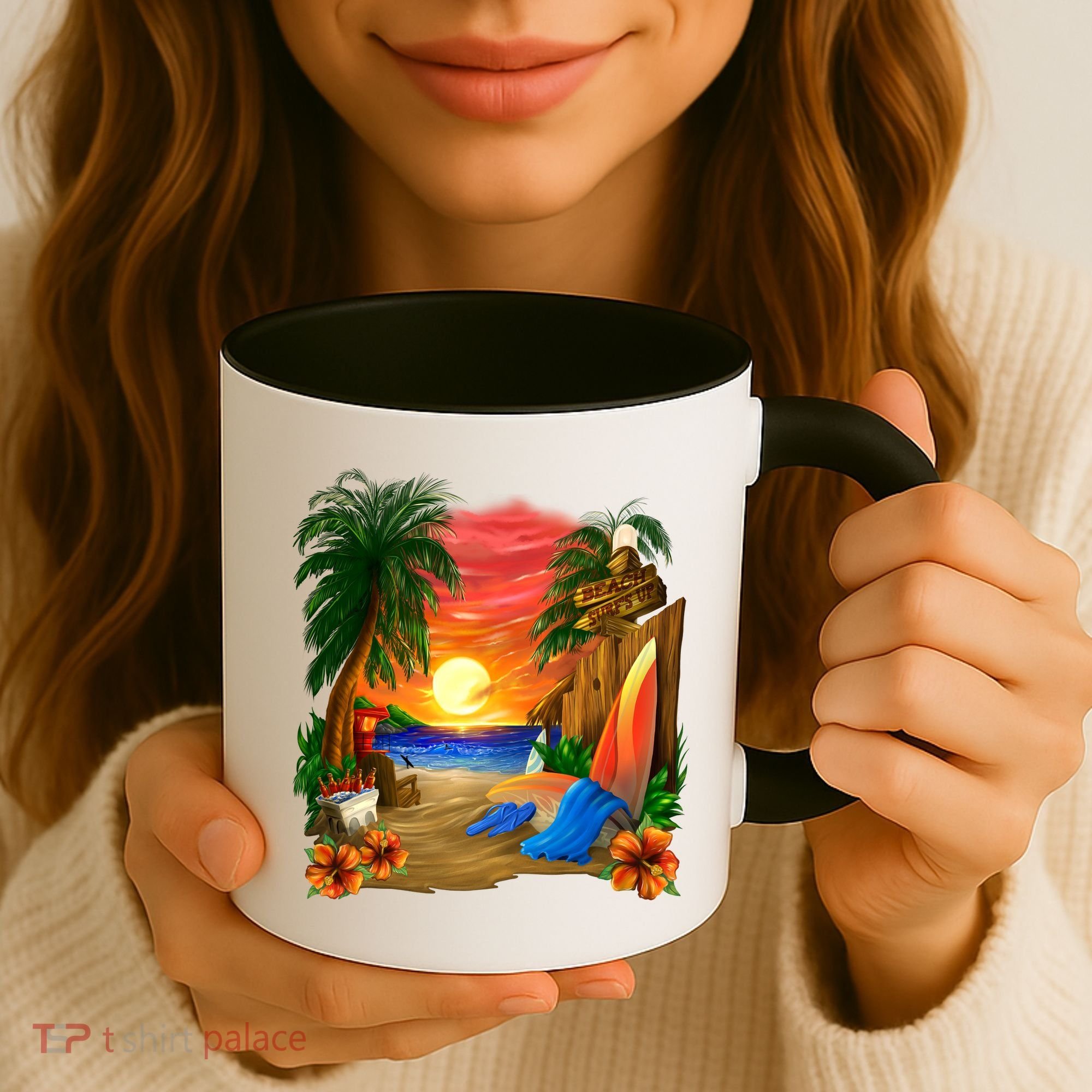 Day at the Beach Coffee Mug