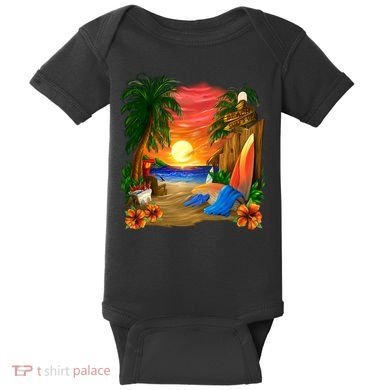 Day at the Beach Baby Bodysuit