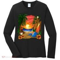 Day at the Beach Women's Long Sleeve Shirt thumb 0